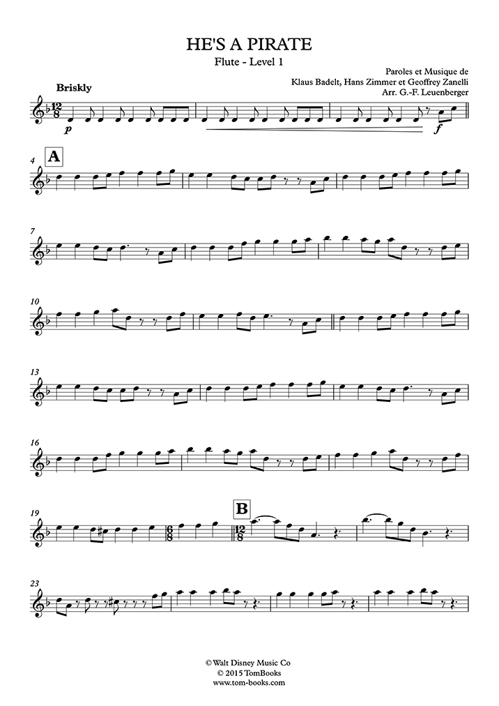 Noten fluch klavier kostenlos der karibik KLAVIERNOTEN FLUCH