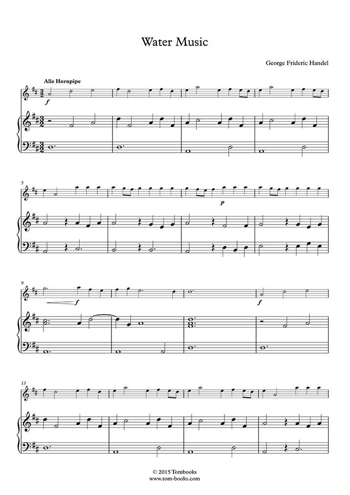 Georg Friedrich Haendel - Free Sheet Music To Download In PDF, MP3 & Midi