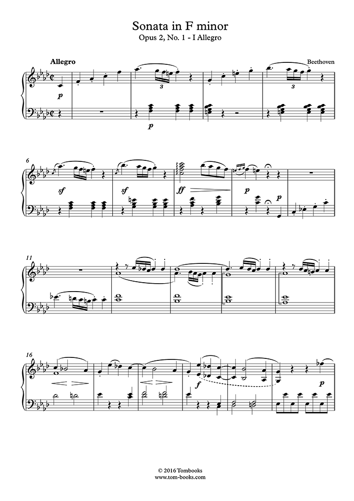 Sonata No. 1 in F minor,
