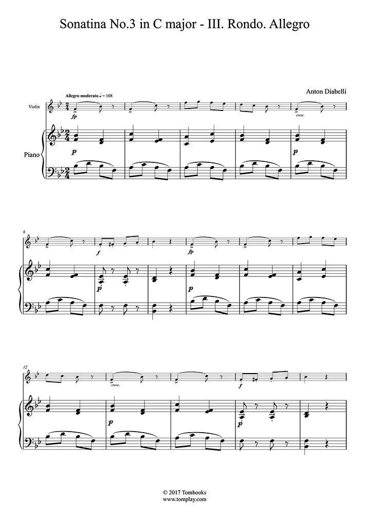Rondo Sheet Music to download and print