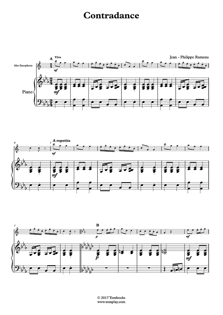 Jean-Philippe Rameau - Free sheet music to download in PDF, MP3 & Midi