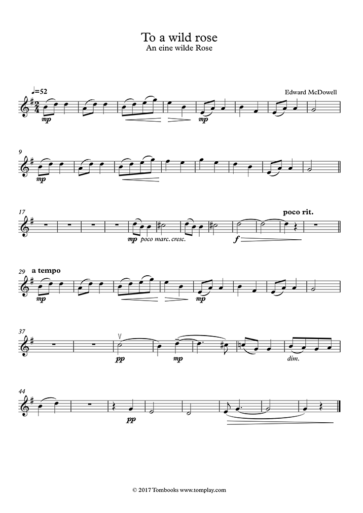 The Rose Violin Sheet Music