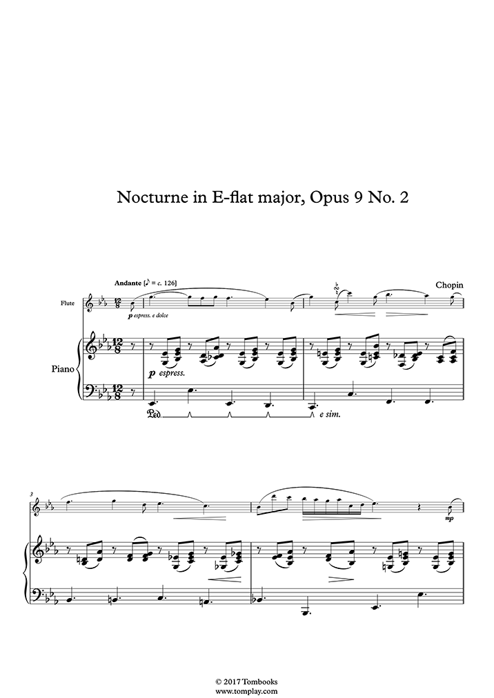 chopin nocturne e flat major op.9 no.2