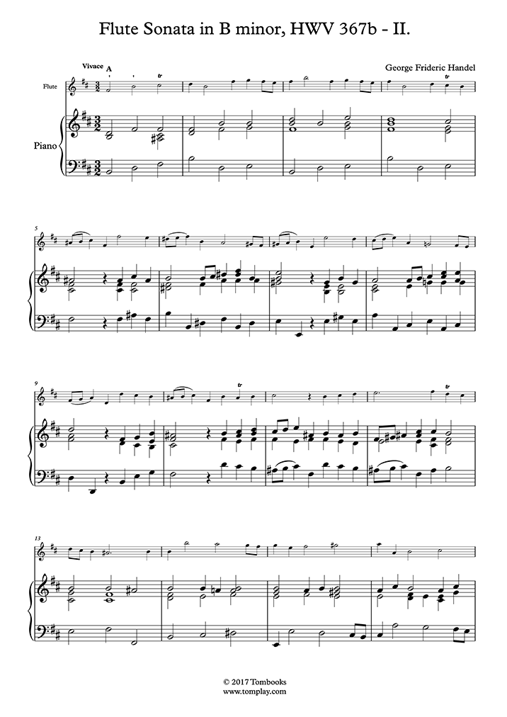 Georg Friedrich Haendel - Free Sheet Music To Download In PDF, MP3 & Midi