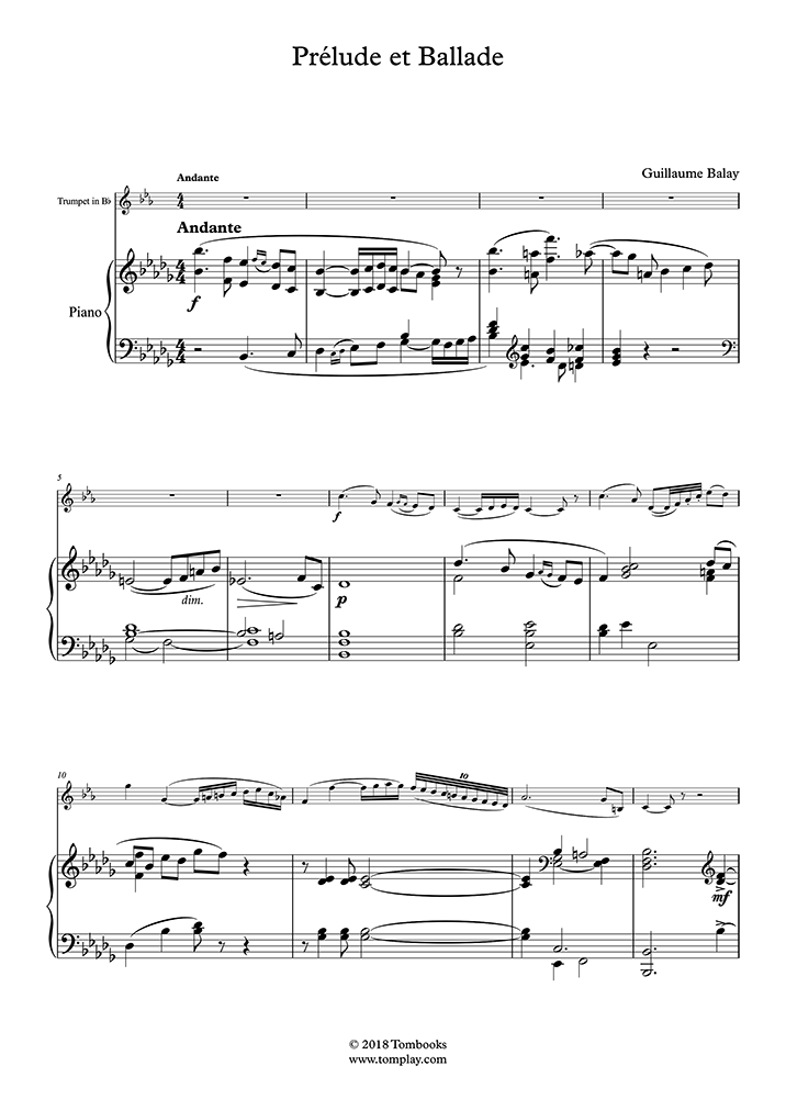 Comment Jouer La Marseillaise Au Piano Partition Piano Prélude et Ballade (Balay)