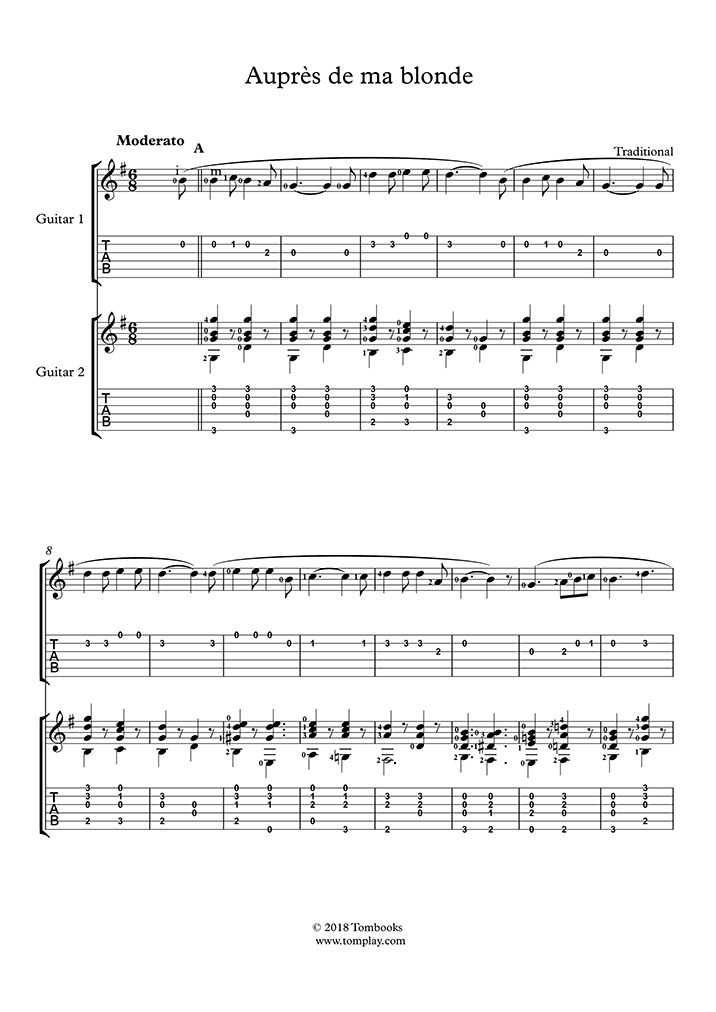 partitions tablatures