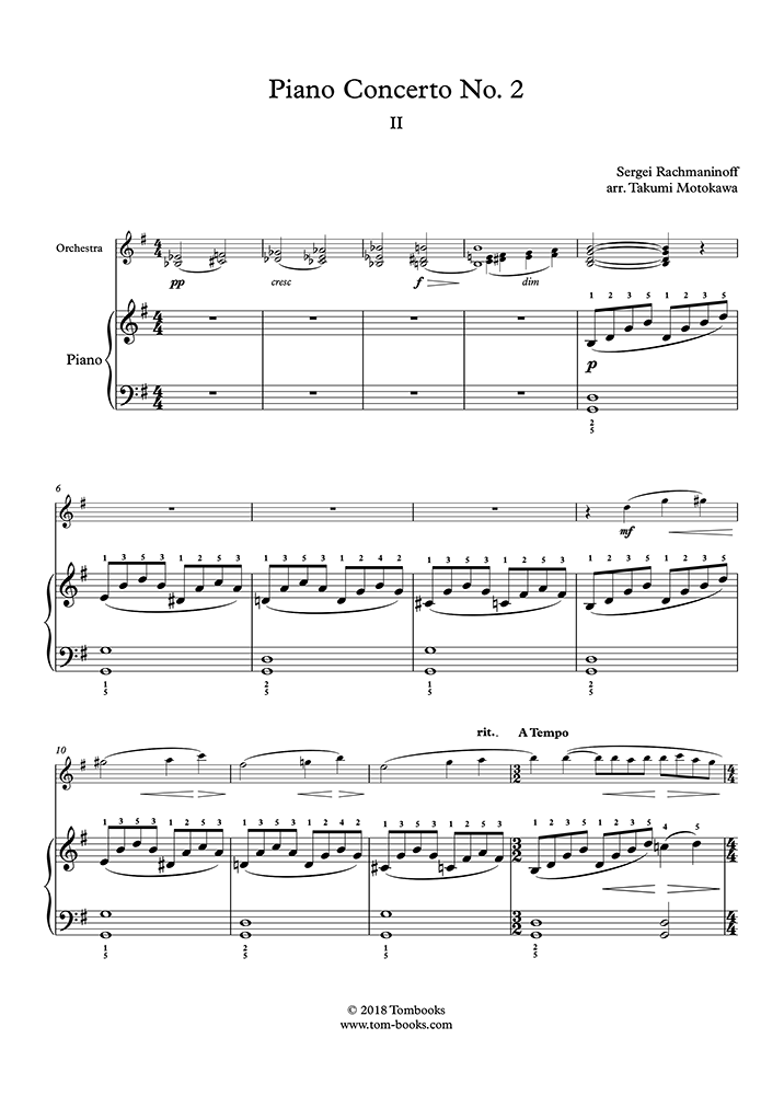 Free sheet music : Saint-Saens, Camille - Op.22 - Piano Concerto No.2 ...