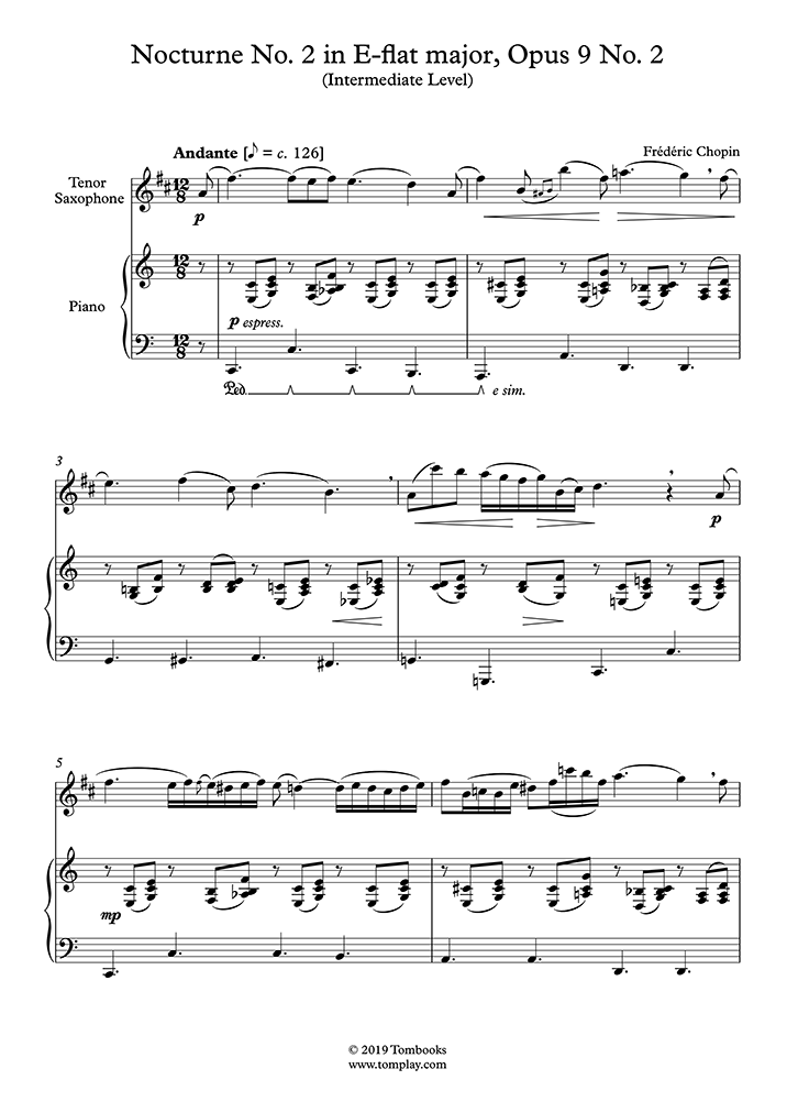 chopin - nocturne in e flat major (op. 9 no. 2)