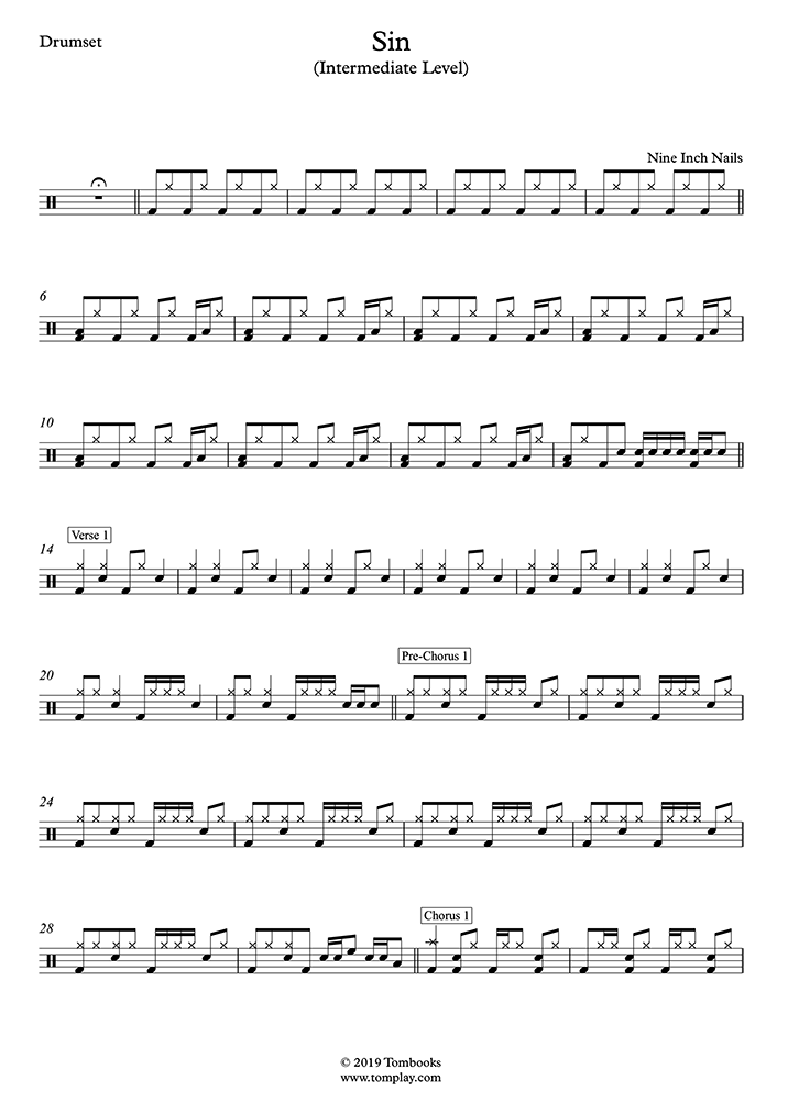 Nine Inch Nails Sheet Music to download and print