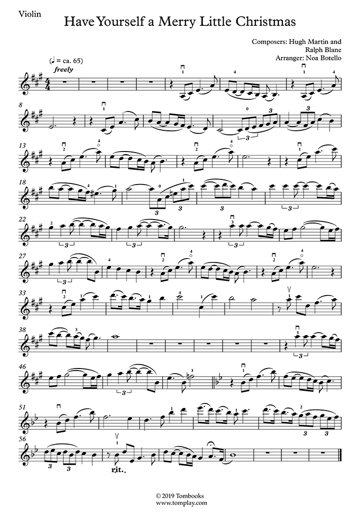 christmas sheet music violin piano