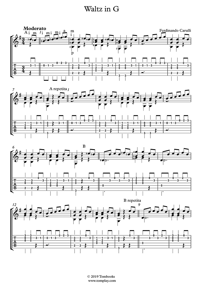 61％以上節約 カルリ ６つの小二重奏曲 Op.34 No.1-3 楽譜 ギター二重奏