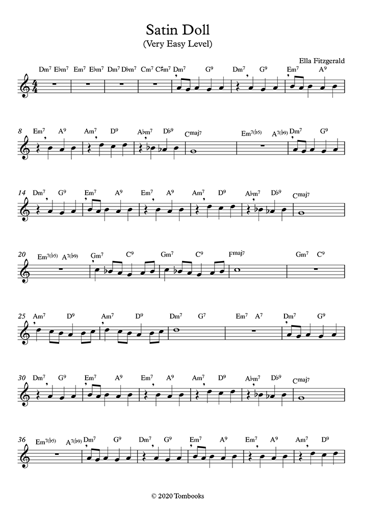Caravan (Intermediate Level, Alto Sax) - Short version (Ellington) - Saxophone  Sheet Music