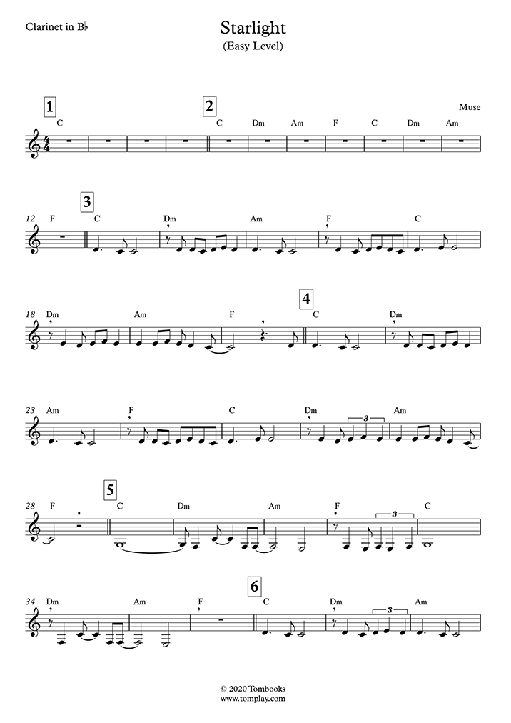 starlight muse violin sheet music