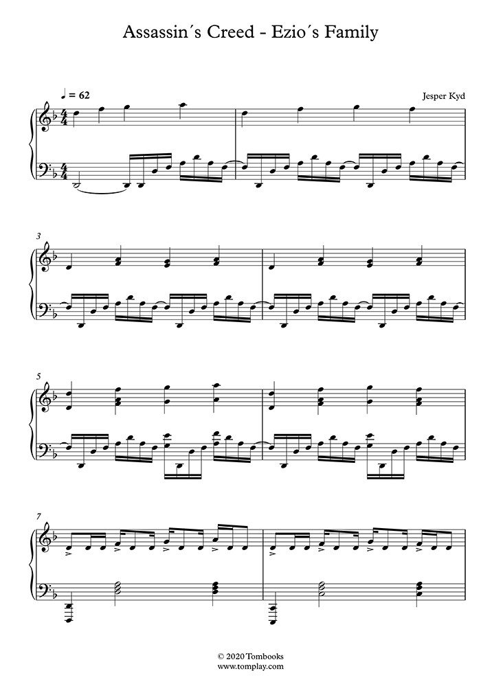 My Sacrifice: Guitar: Creed - Digital Sheet Music Download