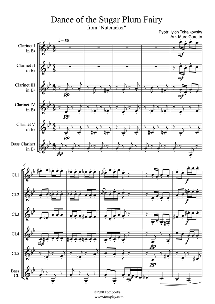 The Nutcracker Dance of the Sugar Plum Fairy (Tchaikovsky)