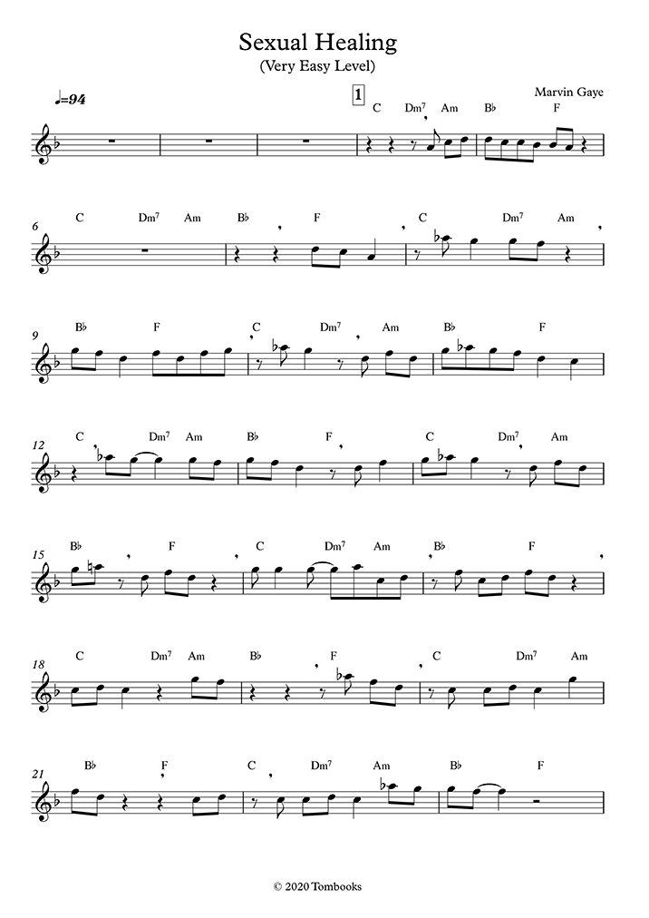 Flute Sheet Music Sexual Healing Very Easy Level Marvin Gaye My Xxx Hot Girl 