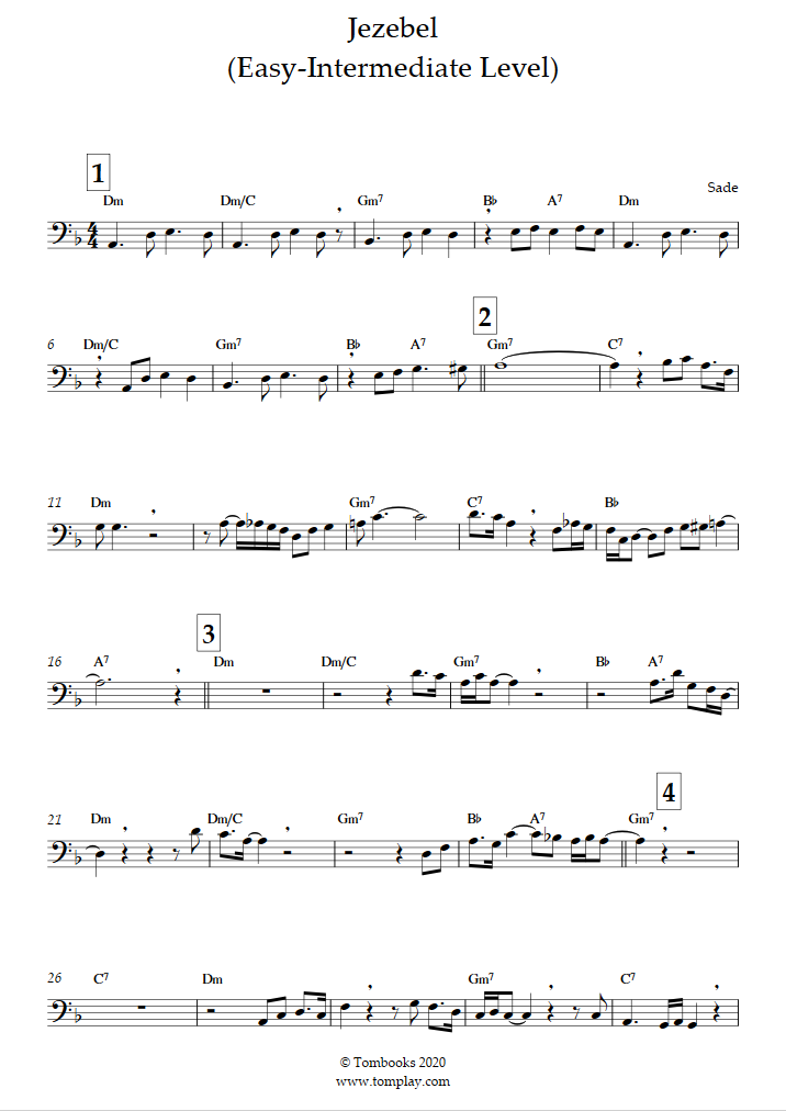 Download Digital Sheet Music of sad! [easy] for Trombone
