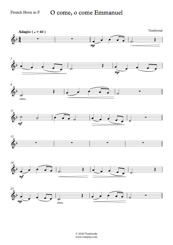 french-horn-sheet-music-o-come-o-come-emmanuel-easy-level-traditional