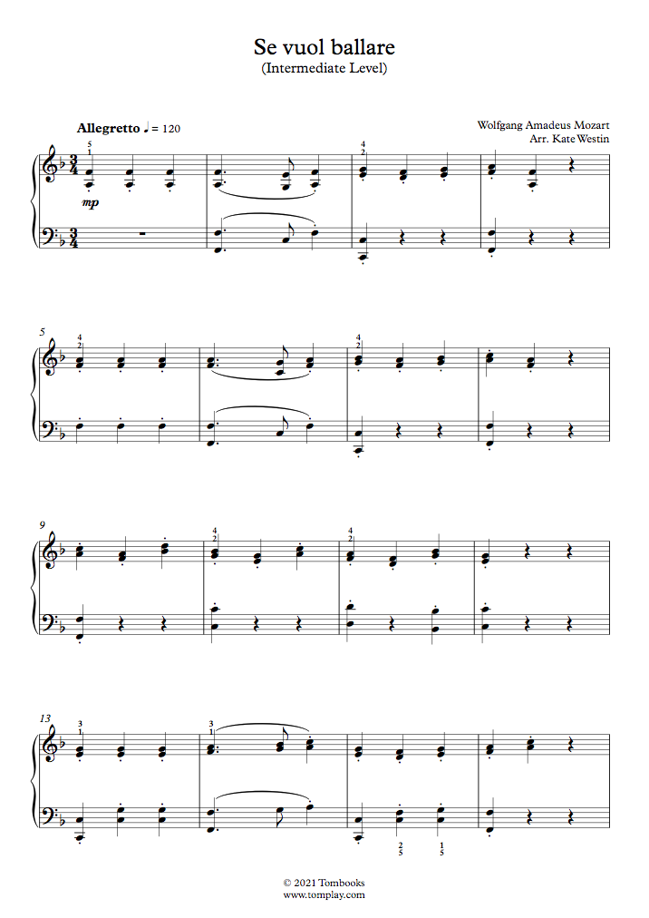 cavatina - PDF free sheet music