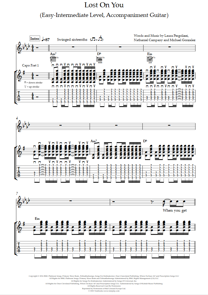 Partitions Numériques de you [easy] pour Voix seule